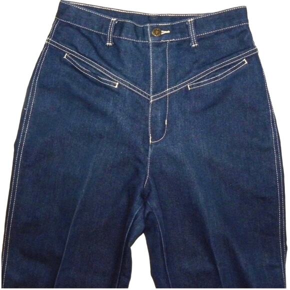 VTG 70s Gitano High Waist Tapered Cigarette Jeans | W 28" - Picture 1 of 8